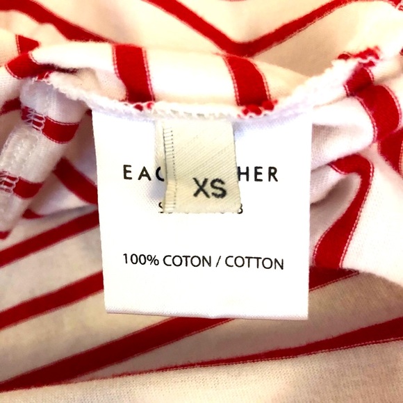 EACHXOTHER PARIS | ROBERT MONTGOMERY Nautical Red Stripe Tee Size XS - Picture 10 of 12